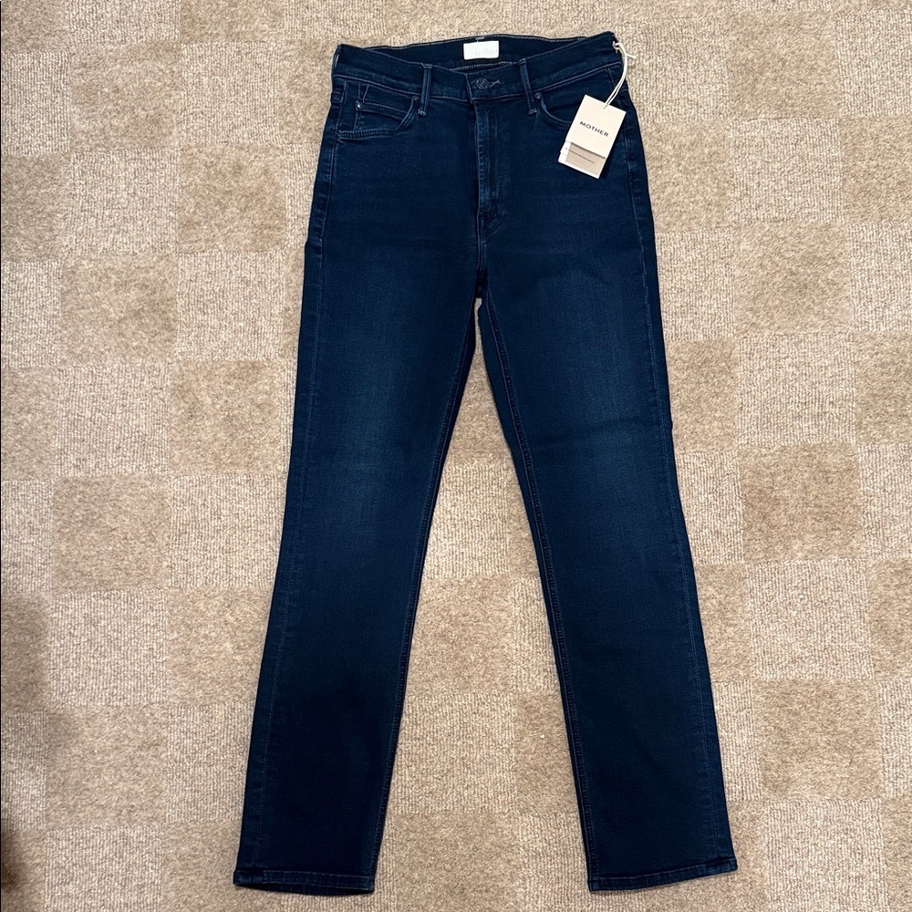 MOTHER Midnight Blue Denim Jeans